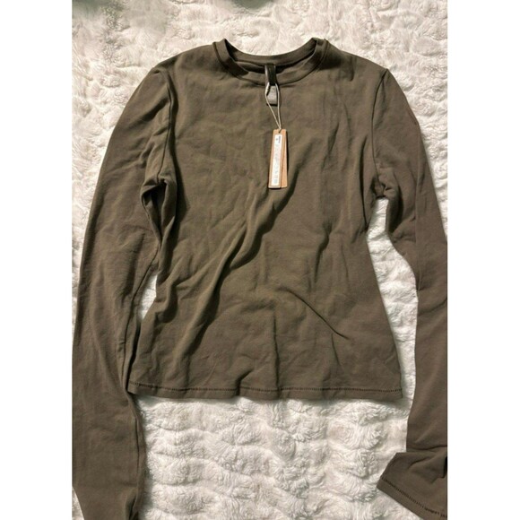 Skims Army Limited Edition Long Sleeve T-shirt - Picture 1 of 4